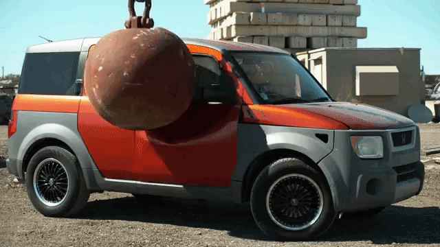 This Slow-Motion Video of a Four-Ton Wrecking Ball